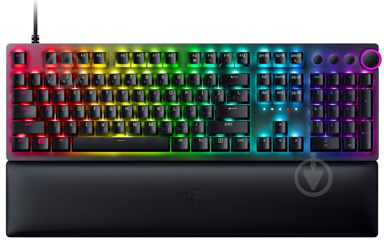 Клавиатура Razer Huntsman V2 Purple Optical switch (RZ03-03931300-R3R1) black - фото 1