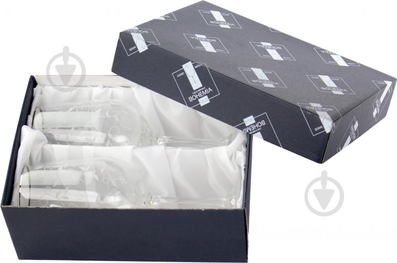 Набір бокалів для вина Bohemia Lido платина 550 мл 2 шт. - фото 3 Набір бокалів для вина Bohemia Lido платина 550 мл 2 шт. - фото 3