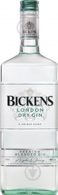 Джин Bickens London Dry 40% 1 л - фото 1