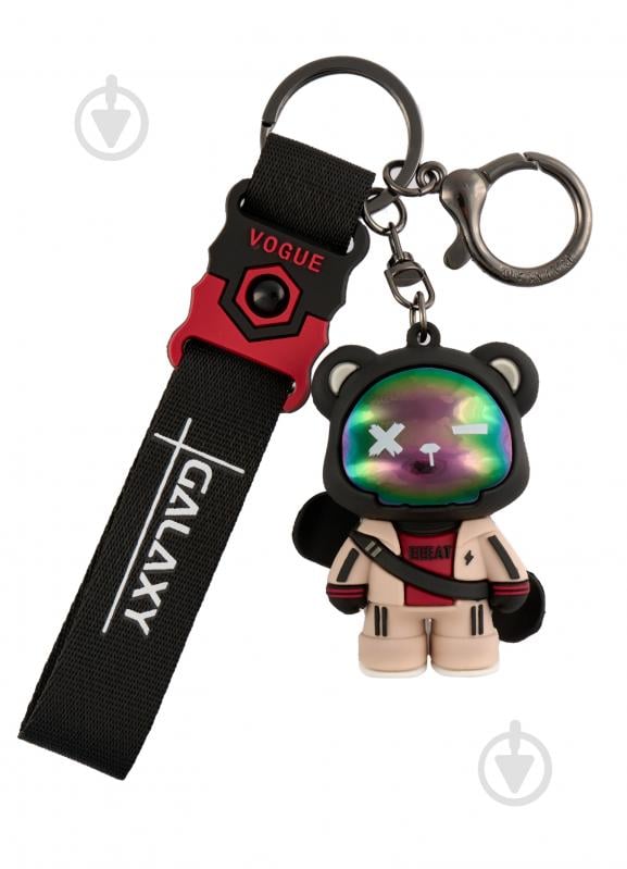 Брелок для ключей Аниме бело-черный - фото 1