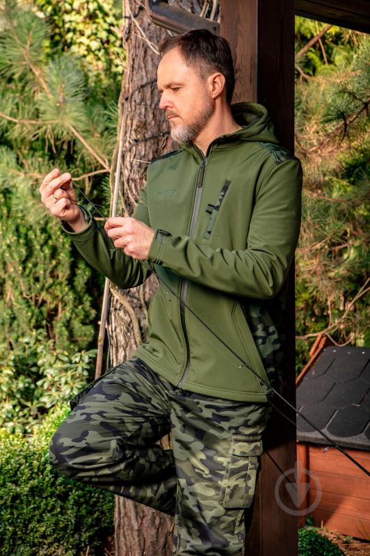 Куртка рабочая NEO tools Softshell Camo р. S 81-553 оливковый - фото 5