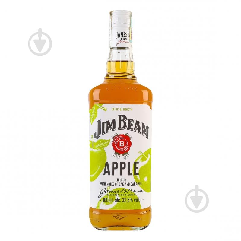 Ликер Jim Beam Apple 32,5% 1 л - фото 1