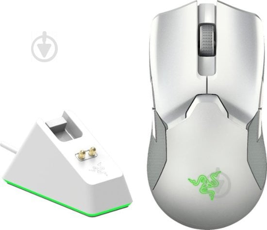 Миша Razer Viper Ultimate Wireless & Mouse Dock Mercury Wireless/USB White (RZ01-03050400-R3M1) - фото 2