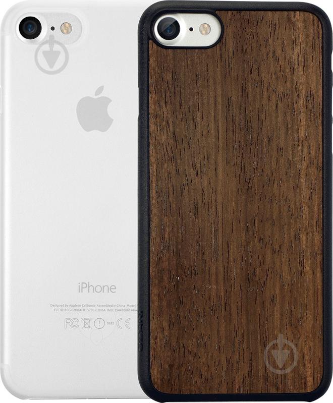 Набор чехлов Ozaki O!coat Jelly+wood 2 in 1 OC721EC для Apple iPhone 7 - фото 1