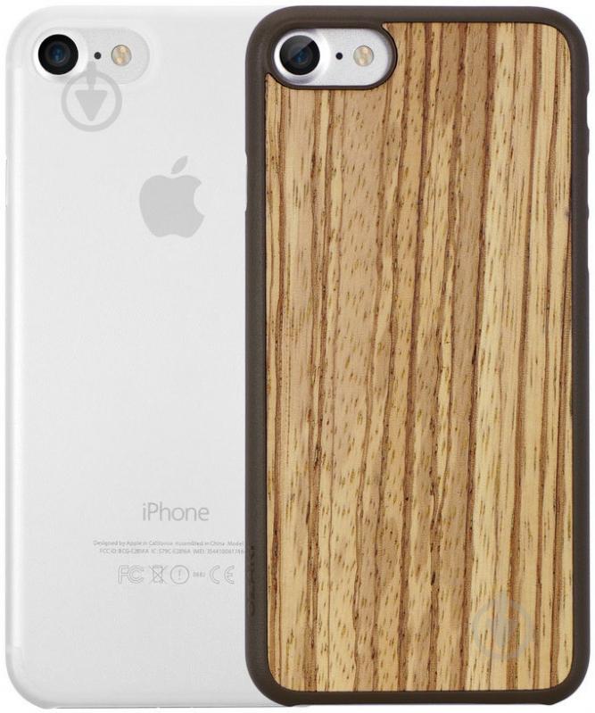 Набор чехлов Ozaki O!coat Jelly+wood 2 in 1 OC721ZC для Apple iPhone 7 - фото 1