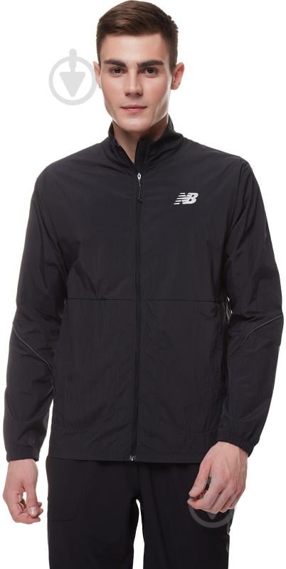 Вітрівка чоловіча демісезонна New Balance IMPACT RUN MJ21264BK р.2XL чорна - фото 1