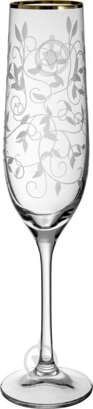 Набір бокалів для шампанського Bohemia Lido золото 190 мл 6 шт. - фото 1 Набір бокалів для шампанського Bohemia Lido золото 190 мл 6 шт. - фото 1