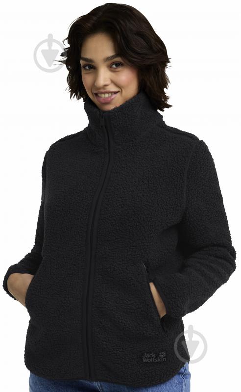 Кофта Jack Wolfskin HIGH CURL JKT W A65073_6000 р.S чорний - фото 1 Кофта Jack Wolfskin HIGH CURL JKT W A65073_6000 р.S чорний - фото 1