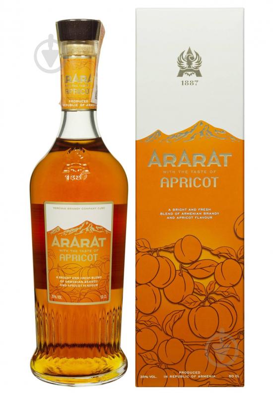 Бренді Ararat Apricot в коробці 0,5 л - фото 1