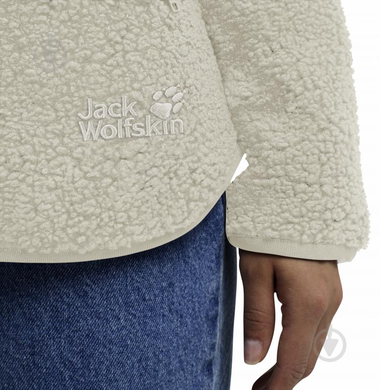 Кофта Jack Wolfskin HIGH CURL JKT W A65073_A0056 р.XL бежевий - фото 5 Кофта Jack Wolfskin HIGH CURL JKT W A65073_A0056 р.XL бежевий - фото 5