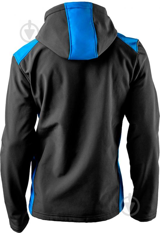 Куртка робоча NEO tools Softshell HD+ р. XL 81-558 чорний із синім - фото 2