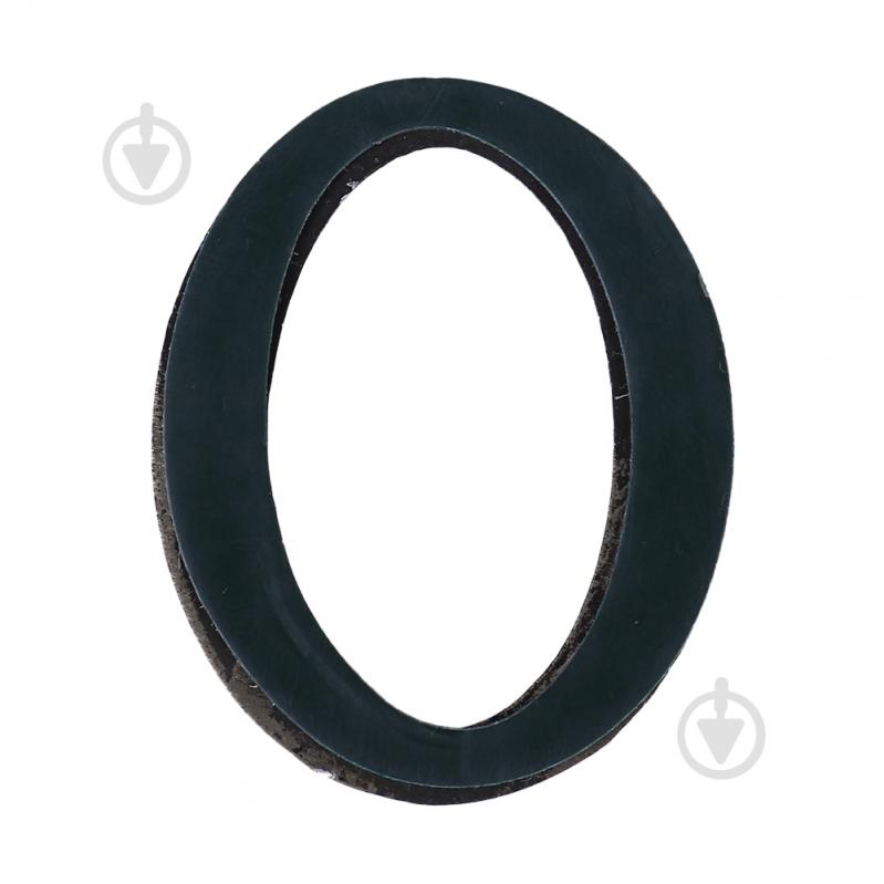 Цифра O латунь никель 50 мм Larvij LNB5 BLN #0 - фото 2