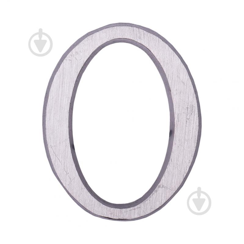 Цифра O латунь никель 50 мм Larvij LNB5 BLN #0 - фото 1