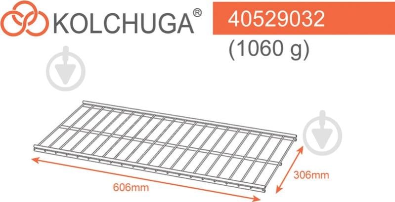 Полка для гардеробной системы Kolchuga 600x306 мм белый - фото 7 Полка для гардеробной системы Kolchuga 600x306 мм белый - фото 7