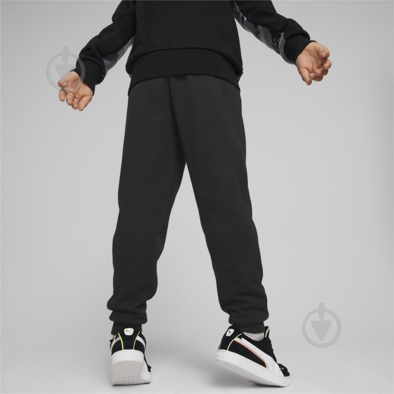 Штани Puma ALPHA SWEATPANTS FL B 67010801 р. 152 чорний - фото 4