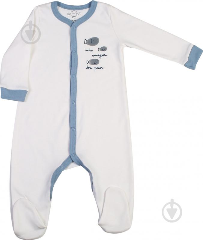 Чоловічок Sasha Essense р.86 молочний 4152 - фото 1