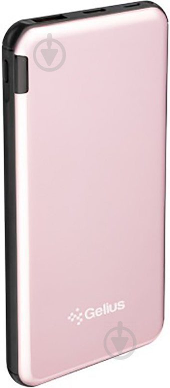 Повербанк Gelius Pro UltraThinSteel 10000 mAh pink (GP-PB10-210) GP-PB10-210 - фото 2