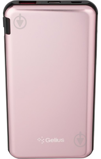 Повербанк Gelius Pro UltraThinSteel 10000 mAh pink (GP-PB10-210) GP-PB10-210 - фото 4