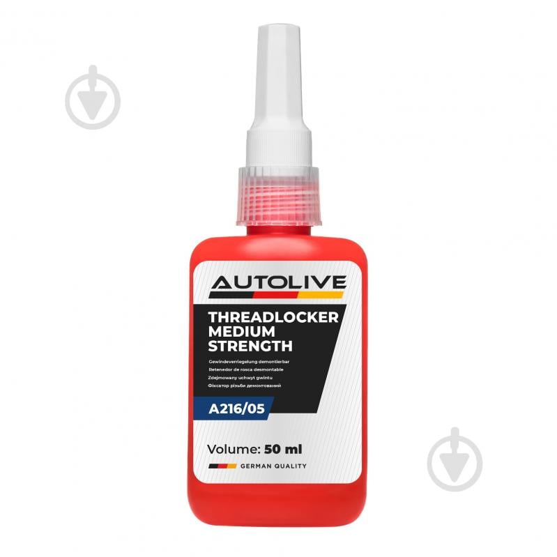 Фіксатор різьби демонтажний AUTOLIVE А216/05 синій 50 мл - фото 1