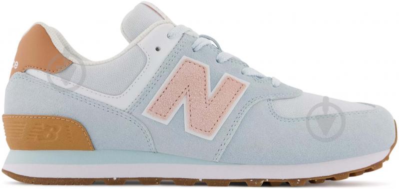 Кроссовки для девочек New Balance GC574RK1 р.39 голубые - фото 1