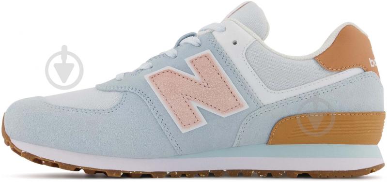 Кроссовки для девочек New Balance GC574RK1 р.39 голубые - фото 2