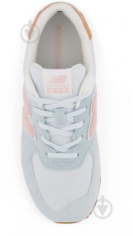 Кроссовки для девочек New Balance GC574RK1 р.39 голубые - фото 3