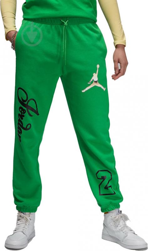 Брюки Nike W J BRKLN FT GFX PANT DZ3384-310 р. M зеленый - фото 2