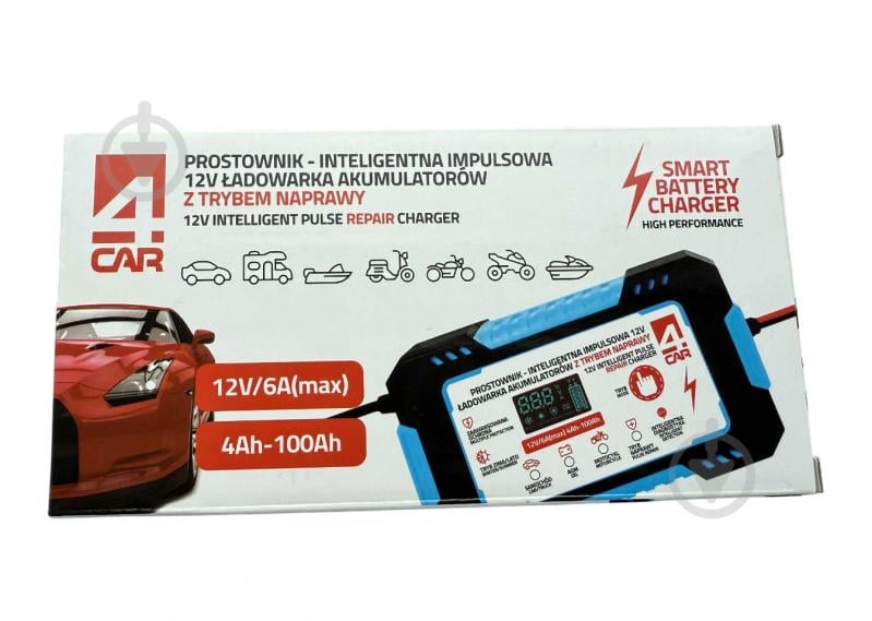 Автомобільний зарядний пристрій 6 А 100 А/ч (129PRO7910) - фото 2