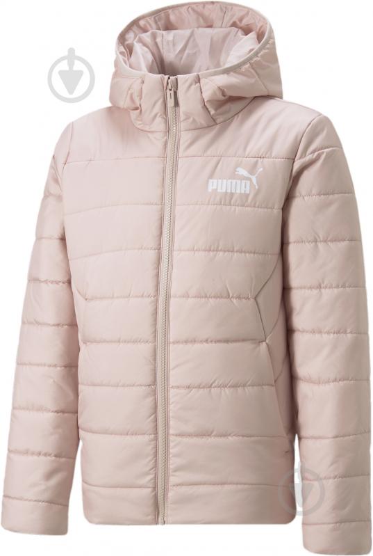 Куртка для дівчаток Puma ESS HOODED PADDED JACKET 67055947 пудрова - фото 1