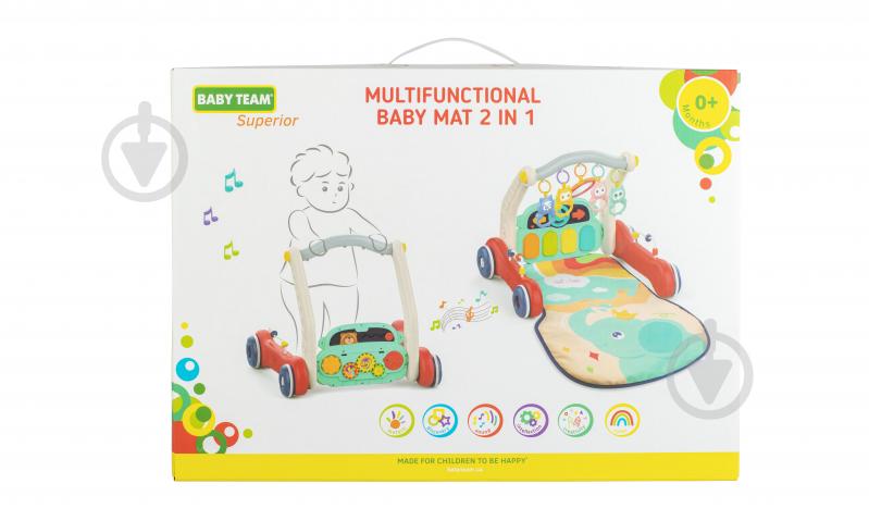 Игровой коврик Baby Team многофункциональный 2 в 1 8590 - фото 8