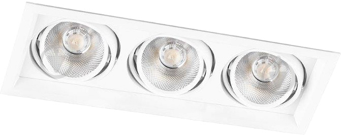 Світильник вбудовуваний (Downlight) Feron AL203 Cardan LED 60 Вт 4000 К білий - фото 1