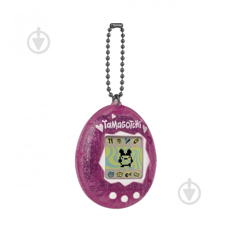 Игрушка интерактивная Tamagotchi Ориджинал Pink Glitter (P2) 123838 - фото 3 Игрушка интерактивная Tamagotchi Ориджинал Pink Glitter (P2) 123838 - фото 3
