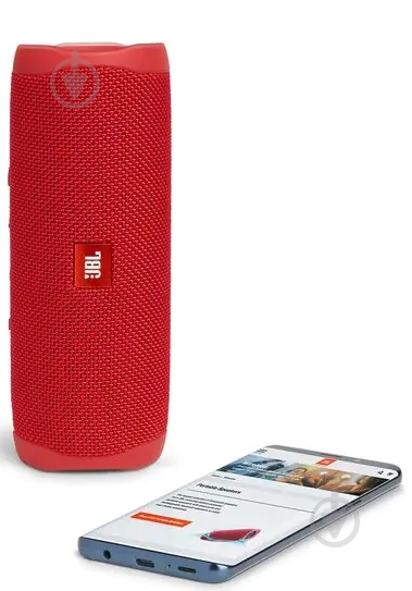 Портативная колонка JBL Flip 5 red (JBLFLIP5RED) - фото 3
