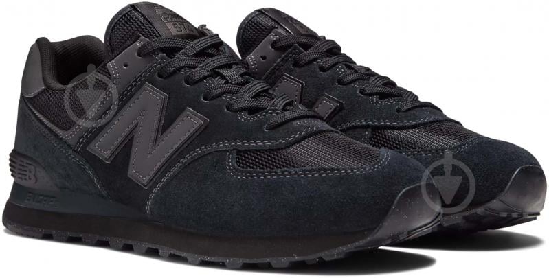 Кросівки чоловічі демісезонні New Balance CLASSIC GL ML574EVE р.40,5 чорні - фото 4