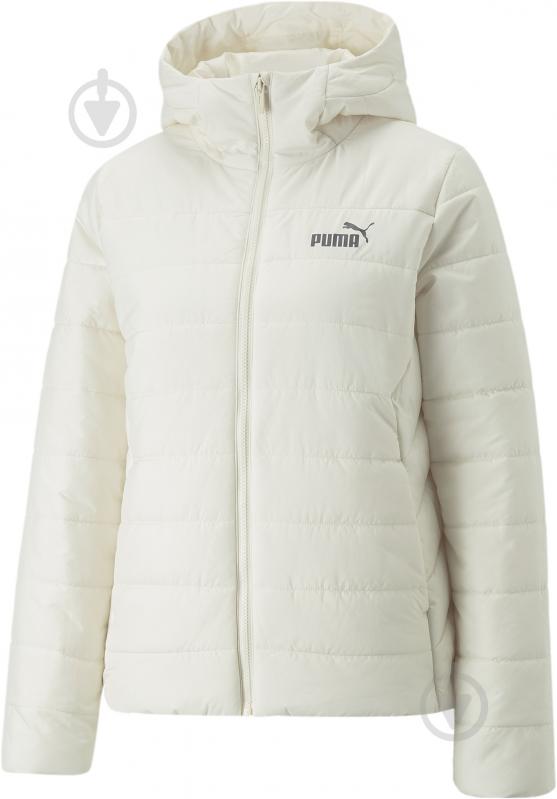 Куртка-парка женская зимняя Puma ESS HOODED PADDED JACKET 84894065 р.M бежевая - фото 1 Куртка-парка женская зимняя Puma ESS HOODED PADDED JACKET 84894065 р.M бежевая - фото 1