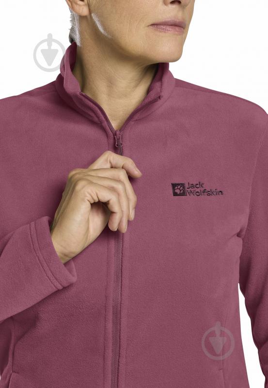 Кофта Jack Wolfskin TAUNUS FZ W 1711391_5114 р.XS рожевий - фото 4 Кофта Jack Wolfskin TAUNUS FZ W 1711391_5114 р.XS рожевий - фото 4