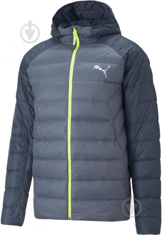 Пуховик Puma PACKLITE HOODED DOWN JACKET 84935518 р.S синий - фото 1