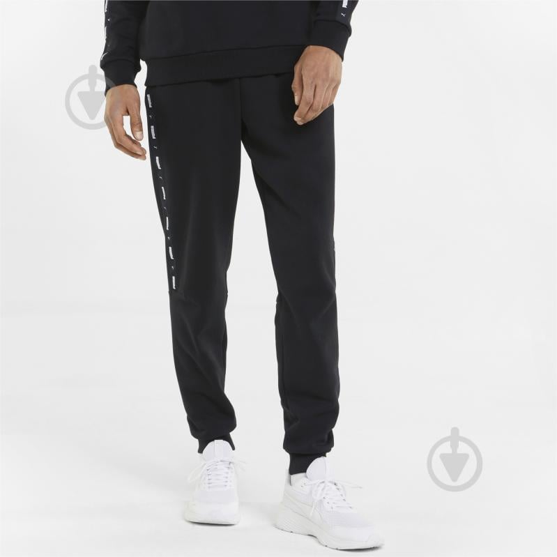 Брюки Puma ESS+ TAPE SWEATPANTS FL CL 84904201 р. M черный - фото 3