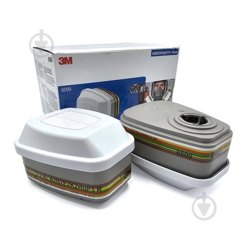 Сменный фильтр 3M 6099 A2B2E2K2P3 7100104327 - фото 3 Сменный фильтр 3M 6099 A2B2E2K2P3 7100104327 - фото 3