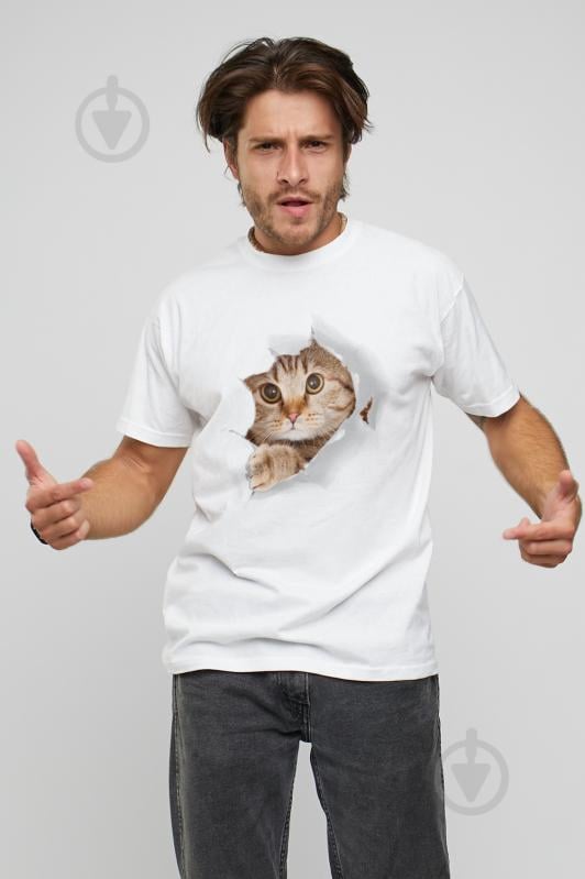Футболка YAPPI MW2244 р.M білий - фото 1