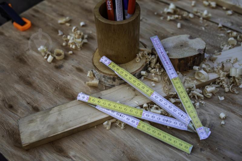 Лінійка Proline 13012 дерев'яна складна 1 м - фото 3 Лінійка Proline 13012 дерев'яна складна 1 м - фото 3