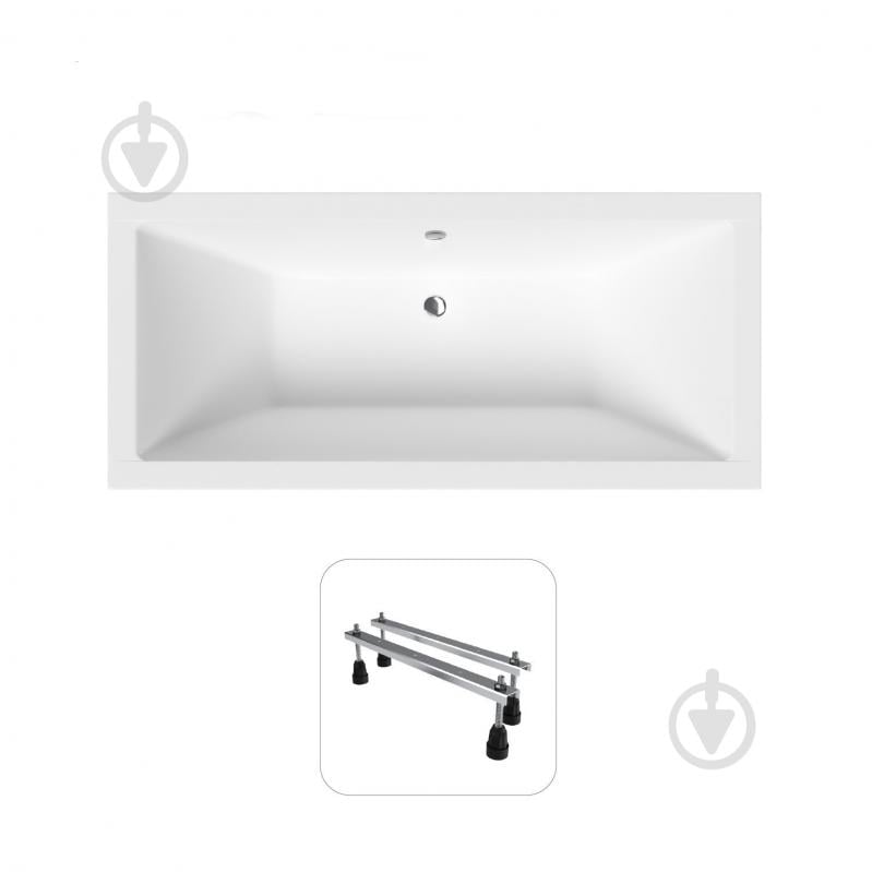 Ванна акриловая Helmken Alvaro HM348P106D27 178,5х79 см - фото 2 Ванна акриловая Helmken Alvaro HM348P106D27 178,5х79 см - фото 2