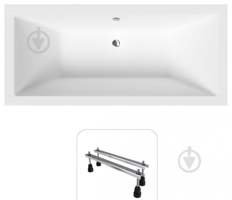 Ванна акриловая Helmken Alvaro HM348P106D27 178,5х79 см - фото 1 Ванна акриловая Helmken Alvaro HM348P106D27 178,5х79 см - фото 1