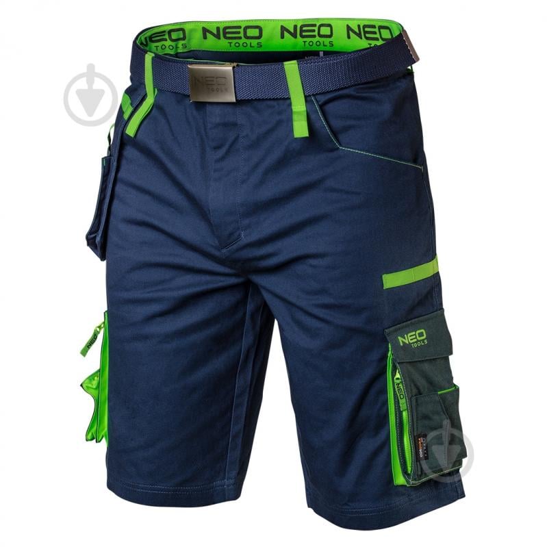 Шорты NEO tools Premium р. XXL 81-276 синий - фото 1