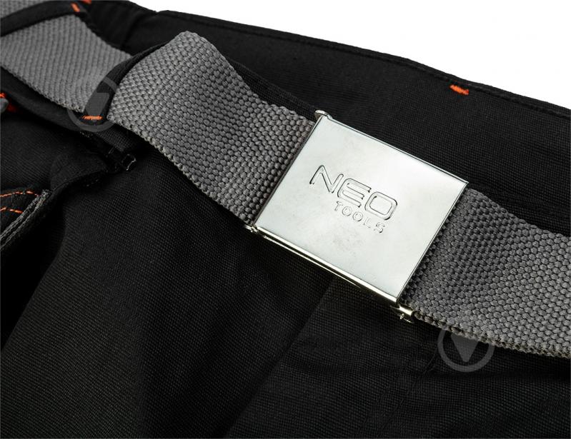 Шорты NEO tools HD Slim р. S 81-278 черный - фото 2