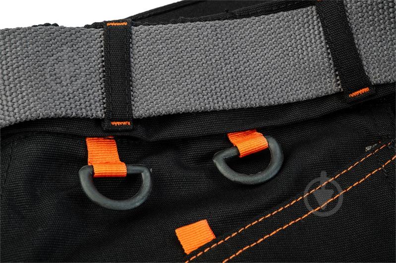 Шорты NEO tools HD Slim р. S 81-278 черный - фото 4
