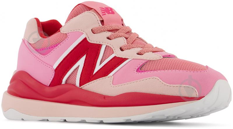 Кроссовки для девочек демисезонные New Balance PV5740SK р.32,5 розовые - фото 3