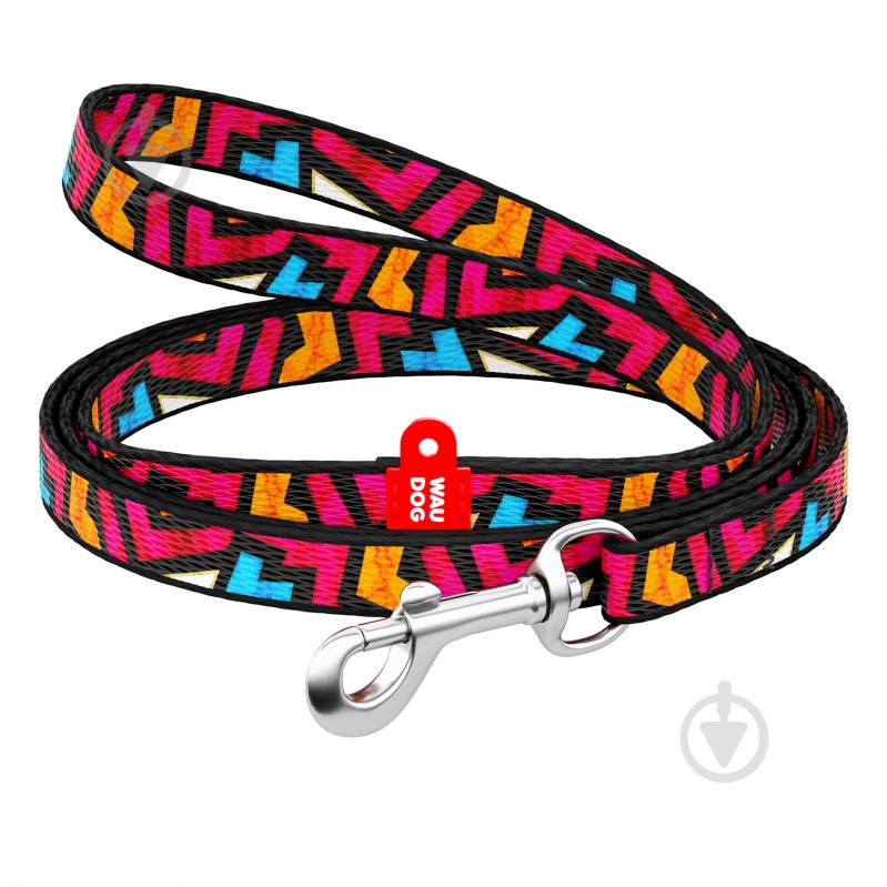 Повідець Waudog Nylon WAUDOG Nylon Графіті 10 мм/122 см - фото 1