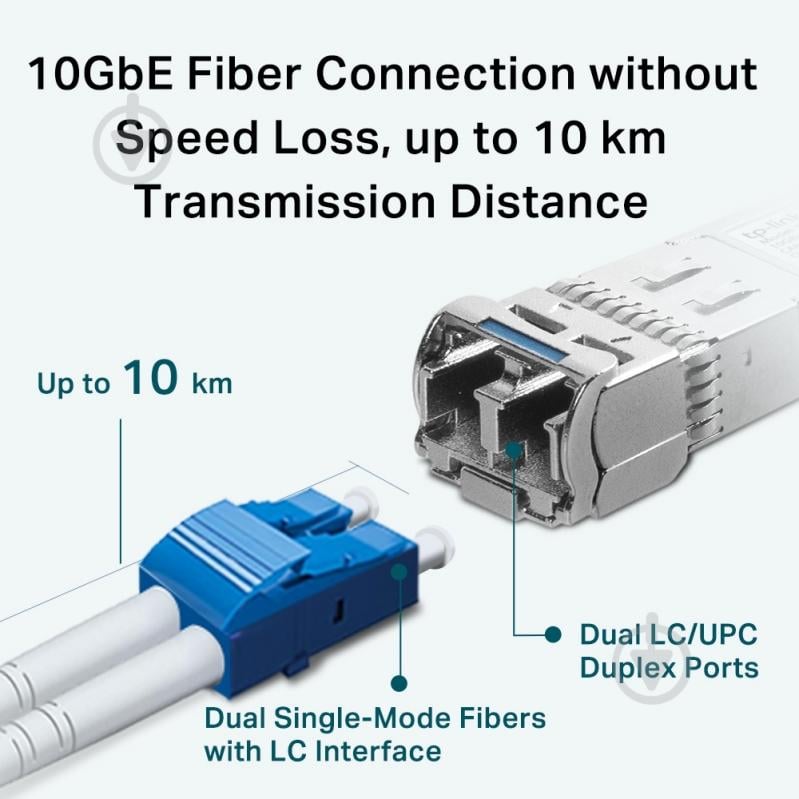 Модуль TP-Link 10GBase-SR SFP+ LC TL-SM5110-LR - фото 7