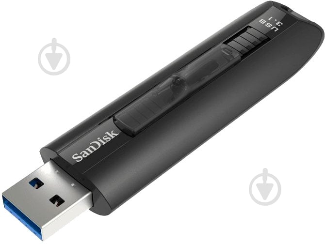 Флеш-пам'ять USB SanDisk Extreme Go 128 ГБ USB 3.1 black (SDCZ800-128G-G46) - фото 1